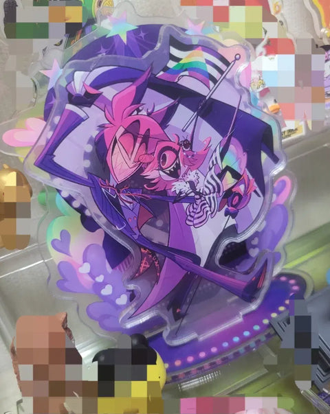 Cần bán) Khách sạn Hazbin Alastor & Đế acrylic tiện lợi