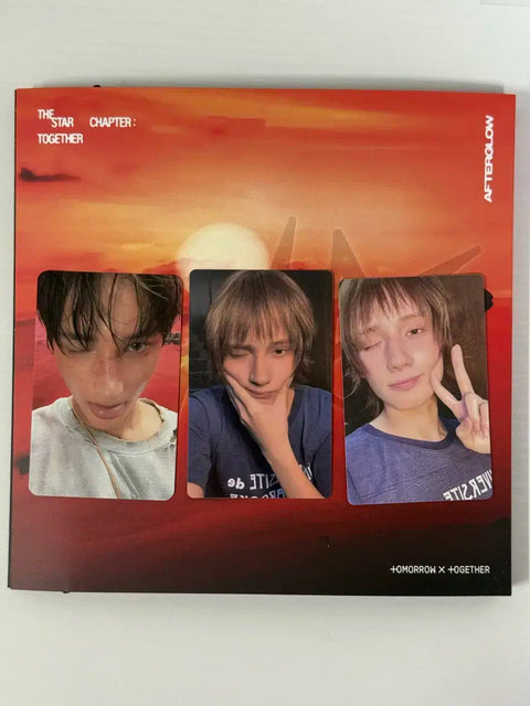 TXT Afterglow Individual Album Star Keyring Album Photocard Hueningkai