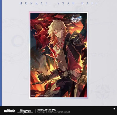 Honkai Star Rail Official Goods My Day Light Cone Acrylic Shikishi