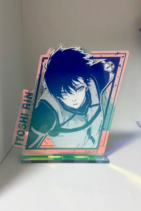 Blue Lock Itoshi Rin Original Art Hologram Acrylic Stand