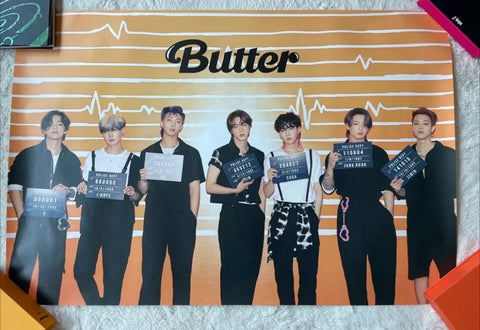 Bộ album BTS Butter (bao gồm poster)