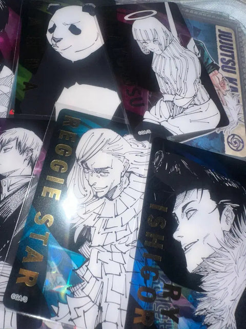 Original Cost Jujutsu Kaisen Art Exhibition Clear Card Pack Full Set (Naoya Zenin, Megumi Fushiguro)