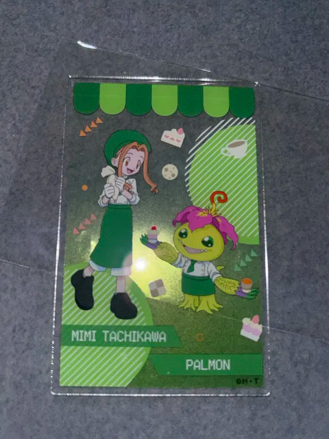 Japanese Digimon Collaboration Cafe Acrylic Card Mina
