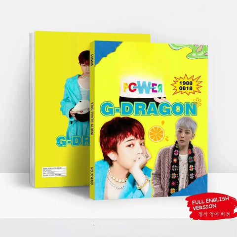 G-Dragon high-quality photobook pictorial 80 pages