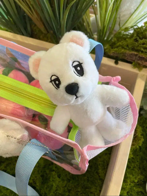 Wookdong Plush Doll Keyring 1ea + Photocard 1ea New