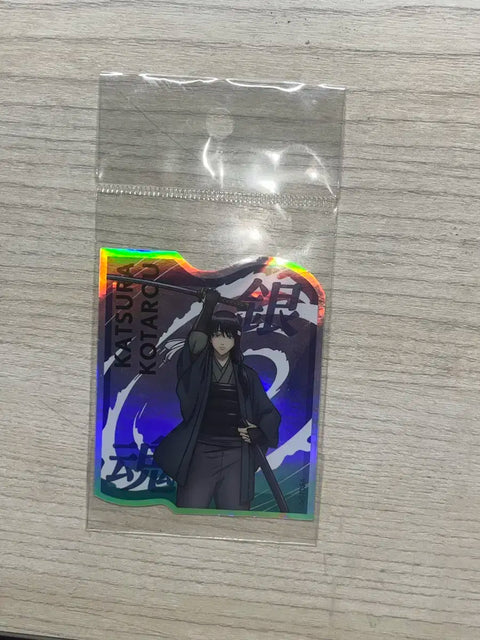 Gintama Long Hair Katsura Kotaro Cut Sticker Hologram Seal Sticker Goods