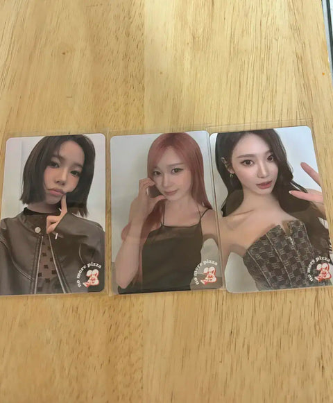 aespa No More Pizza photocard set transfer