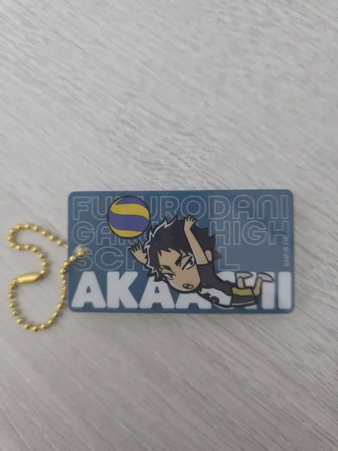 Haikyu!! Fukurodani Academy Akaashi 10th Anniversary Connection Acrylic Keyring Collection