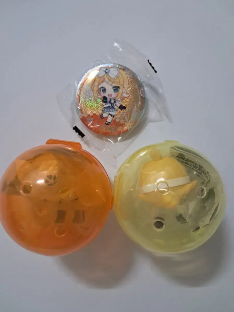 Shoulder Bump Rin Len Figure Gacha, Yukimiku Assorted Rin Can Badge Unopened Batch Sale