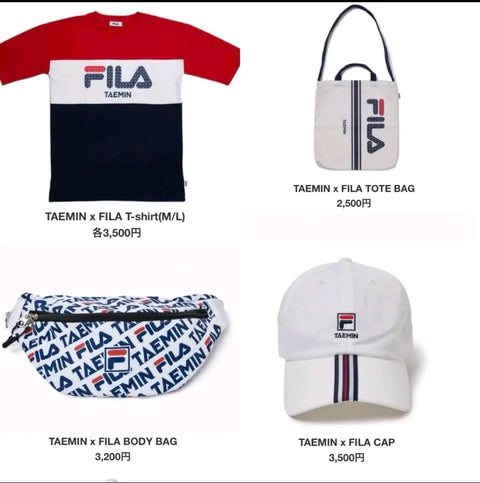 Túi hàng hợp tác FILA của SHINee Taemin Xtm Concert
