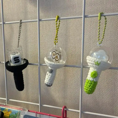 Móc khóa đan hình Kyu-bong siêu nhỏ Infinite Light Stick