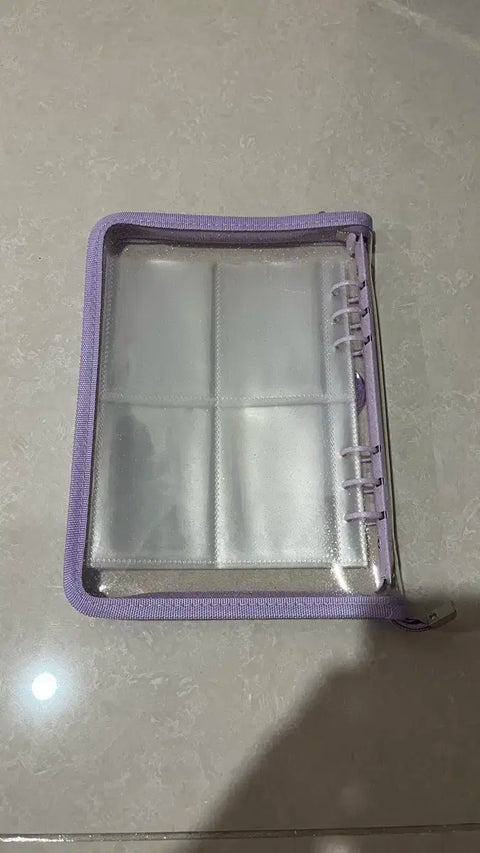 Fromable Zipper Binder Purple + 13 Inner Pages