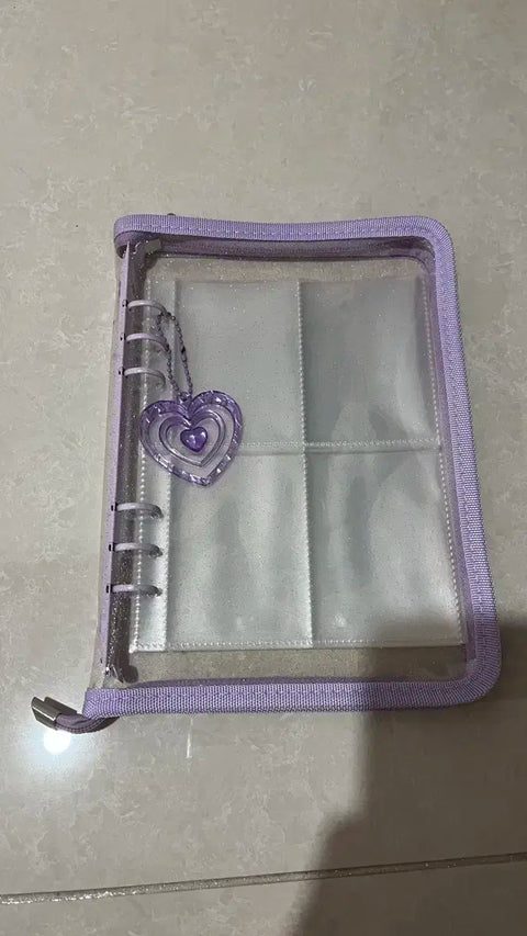 Fromable Zipper Binder Purple + 13 Inner Pages