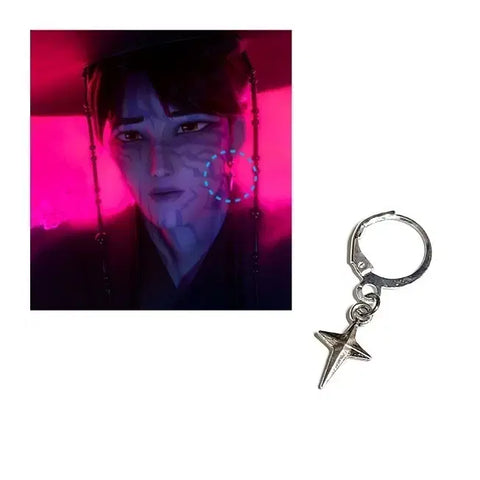 K-Pop Demon Hunters Lion Boys Jinwoo Earrings