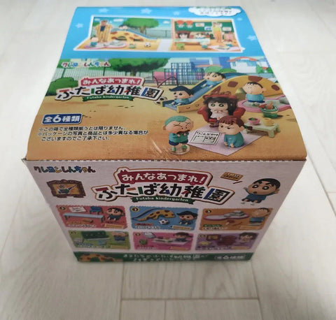 Hộp đầy đủ mô hình Crayon Shin-chan mẫu giáo Re-Ment chưa mở