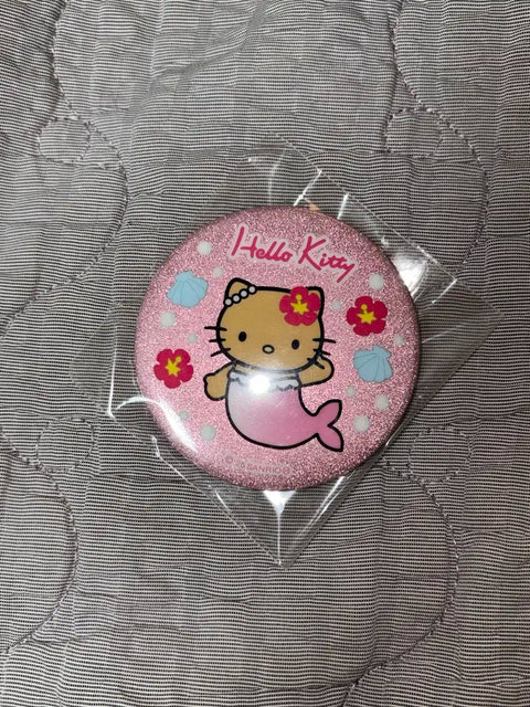 Hello Kitty Secret Can Badge Tanning Mermaid Kitty