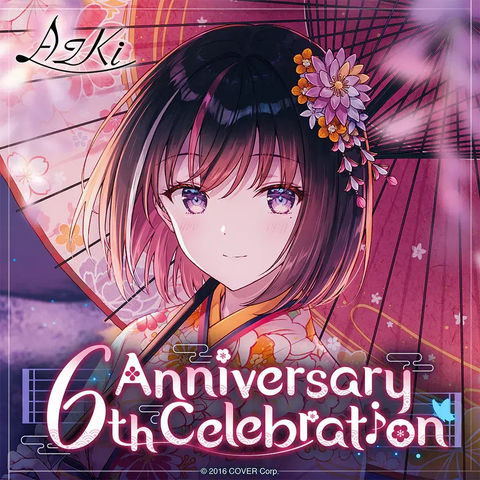 AZKI 6th Anniversary Merchandise Limited Quantity Sale.