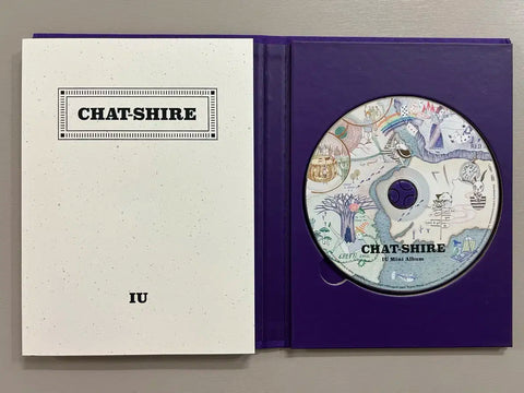IU Chat-shire Autographed Album Signed Album Autograph Album