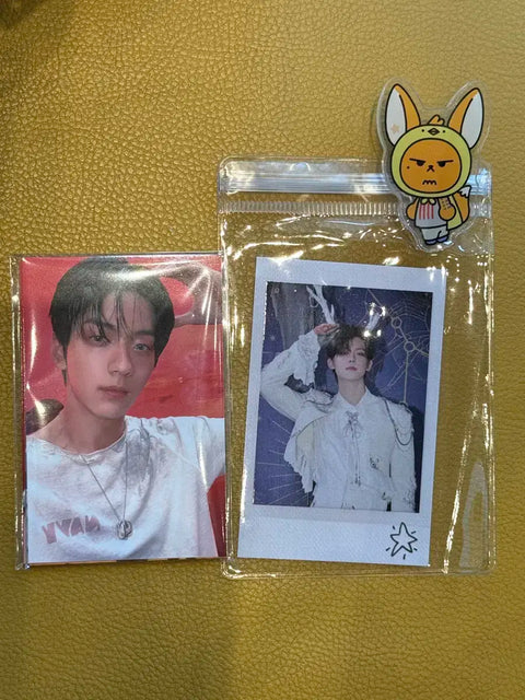 TXT Reverse Support Hwang Chun Yeonjun Polaroid Concert Photocards Set + Fan