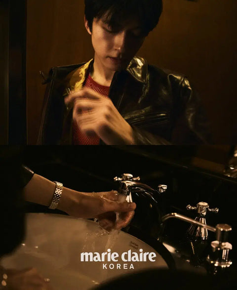 Transfer of Marie Claire magazine featuring pictorial and interview of actor Hong Kyung.