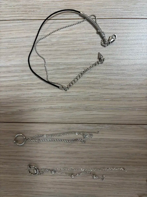 BTS Son Min-soo (following BTS members' style) earrings, bracelet, all together