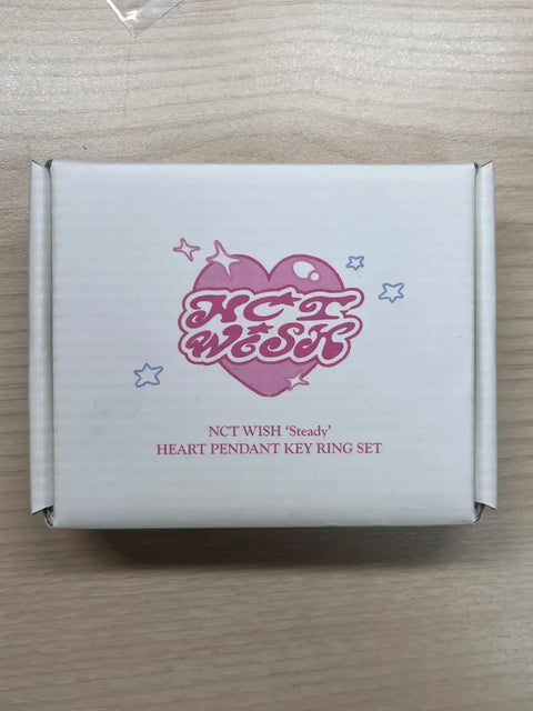 Bộ móc khóa mặt dây chuyền hình trái tim NCT Wish Sion Steady