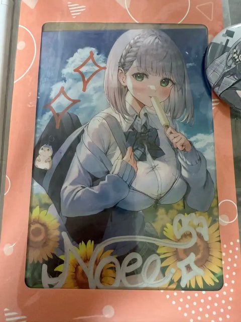 Hololive Noel Autographed Postcard
