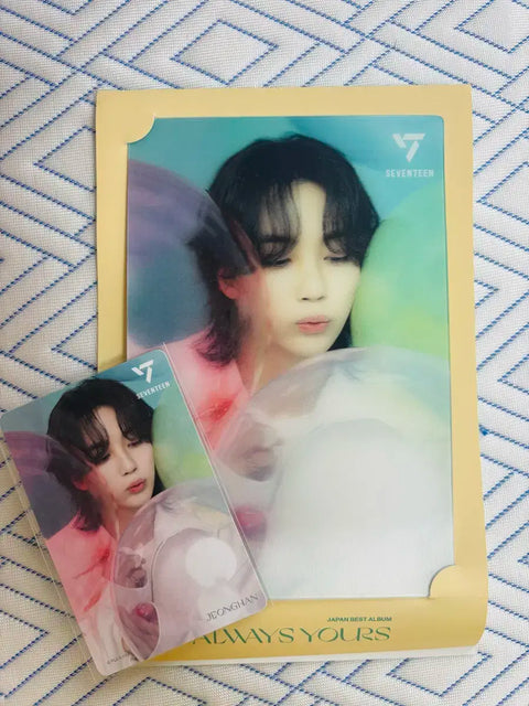 Jeonghan Lenticular & Photocard Set Always Yours Japanese Version