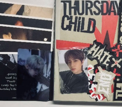 TXT TOMORROW X TOGETHER Temptation Unsealed Album Beomgyu Album Photocards Postcard Transfer