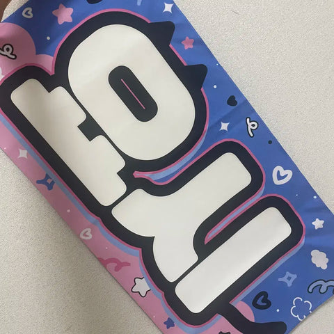 Treasure Yoshi Pink Reflective Slogan