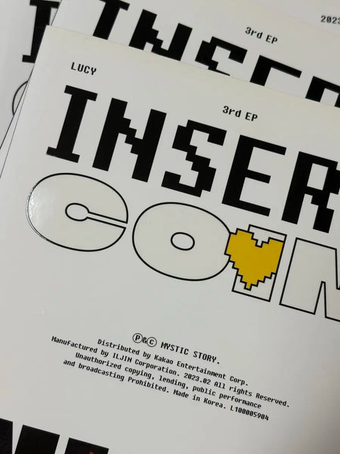 Lucy, nhưng nghiêm túc mà nói, ugh, nghiêm túc mà nói, Insert Coin Unsealed Album, Shin Yechan, Choi Sangyeop, Jo Wonsang, Shin Gwangil