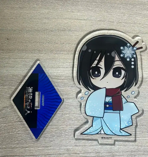 Attack on Titan Collaboration Cafe Hyakki Yagyō Series Character Acrylic Stand Mikasa