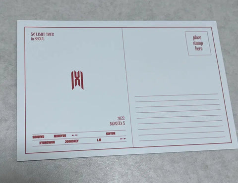 Bán bưu thiếp Blu-ray Monsta X No Limit.