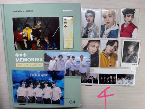 TXT TOMORROW X TOGETHER Memories Fourth Full Set Sale/Transfer Yeonjun Soobin Beomgyu