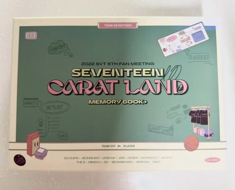 SEVENTEEN 2022 CARAT LAND Memory Book