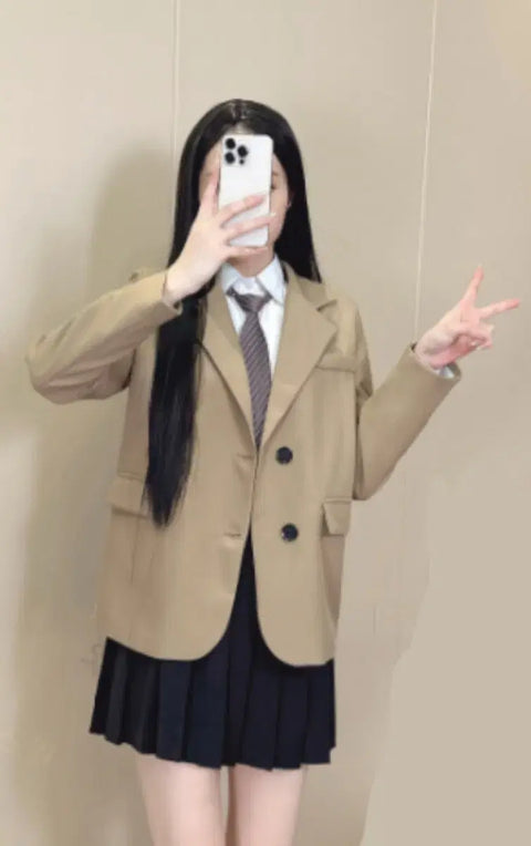 NewJeans Ditto concept school uniform for sale.
