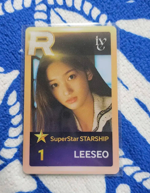 IVE Leeseo Prom Queen Fan-Con Superstar Ship Mission Authentication Limited Edition Photocard