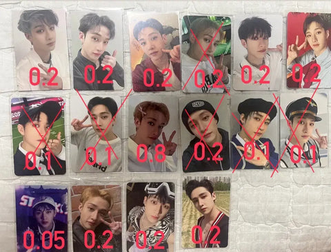 Bán/chuyển nhượng photocard Stray Kids
