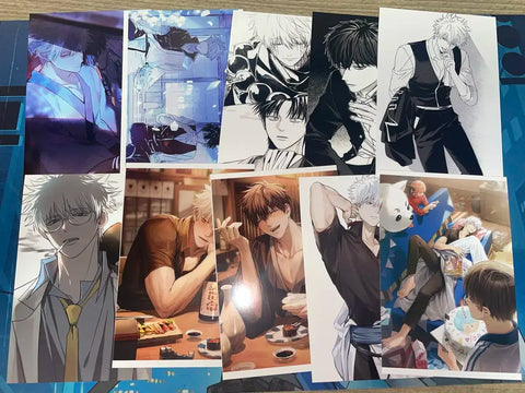 Gintama, Gintoki, Hijikata, GinHiji, Photo booth print, Free gift.