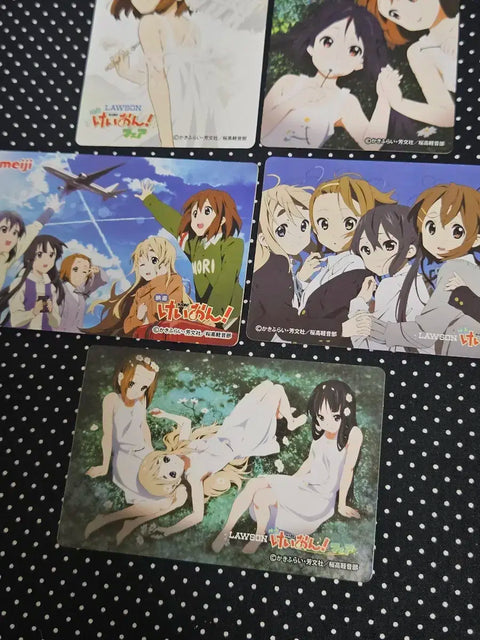 K-On! BIG Card Sticker Cute Girl
