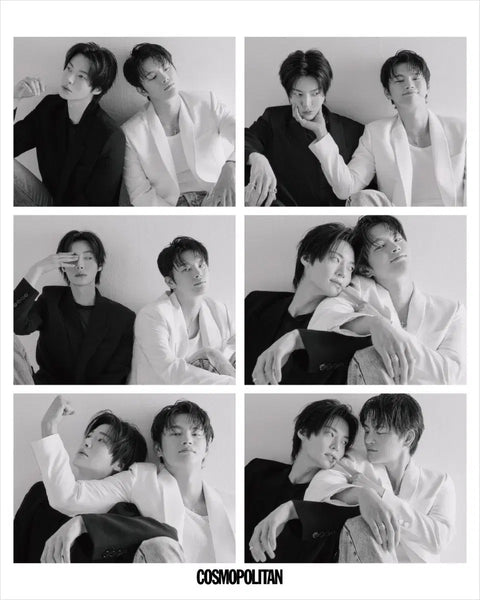 Transfer of Cosmopolitan magazine featuring Seo In-guk and Ahn Jae-hyun.