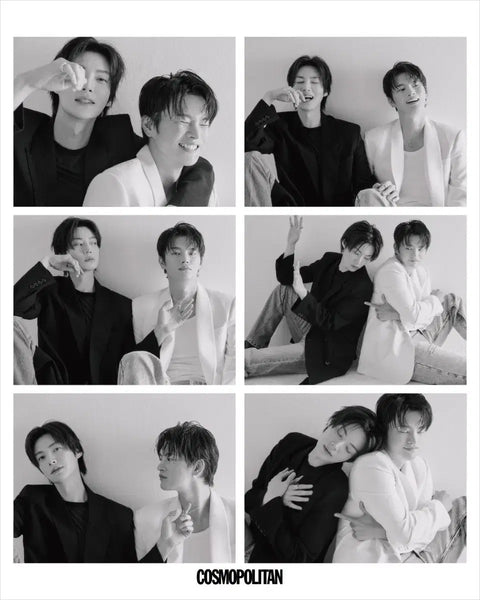 Transfer of Cosmopolitan magazine featuring Seo In-guk and Ahn Jae-hyun.