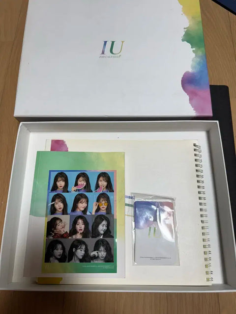 IU 2018 Season's Greetings Calendar Diary Photocards