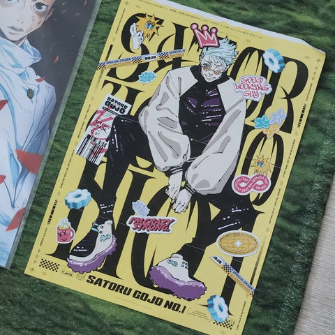 Rare Batch) Japanese Theatrical Release Early Poster) Jujutsu Kaisen 0 Movie Poster