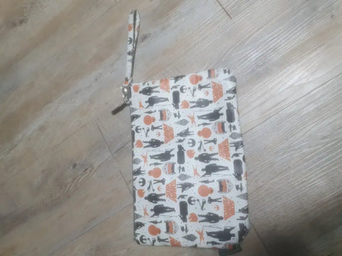 Star Wars Pattern Pouch Wrist Strap