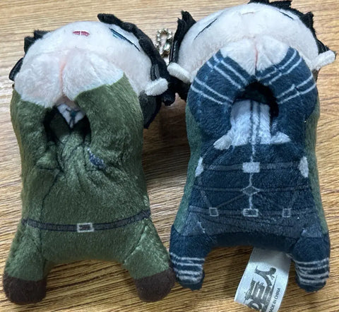 Attack on Titan Levi Hug Chara Doll Keychain Bundle