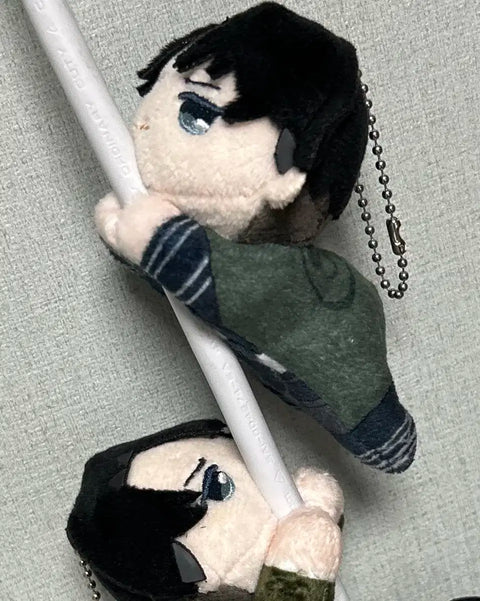 Attack on Titan Levi Hug Chara Doll Keychain Bundle