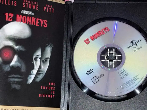 Movie Seven, 12 Monkeys Brad Pitt DVD bundle
