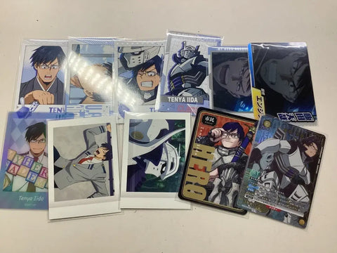 My Hero Academia (Heroaca/MHA) Iida Tenya Merchandise Bulk Sale: Pacha, Snapmaid, Clear Card