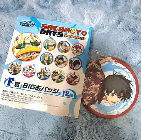 Sakamoto Days Sega Kuji Nagumo Yoichi Can Badge Transfer